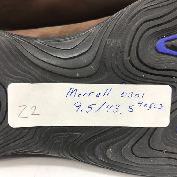 Merrell Mens Casual Derby Shoes 9.5/43.5 Brown Leather main image 8